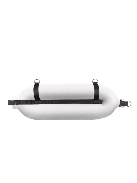Défense tubulaire T104 en textile blanc FENDERTEX®