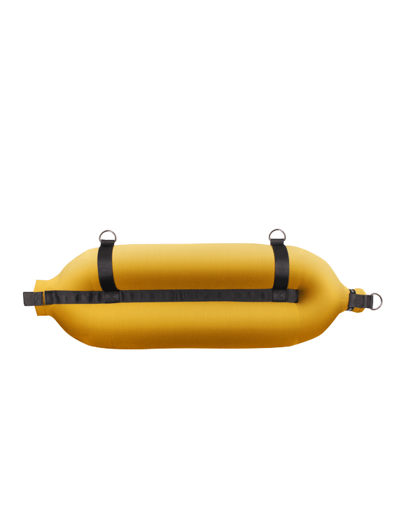 Défense tubulaire T104 en textile jaune FENDERTEX®