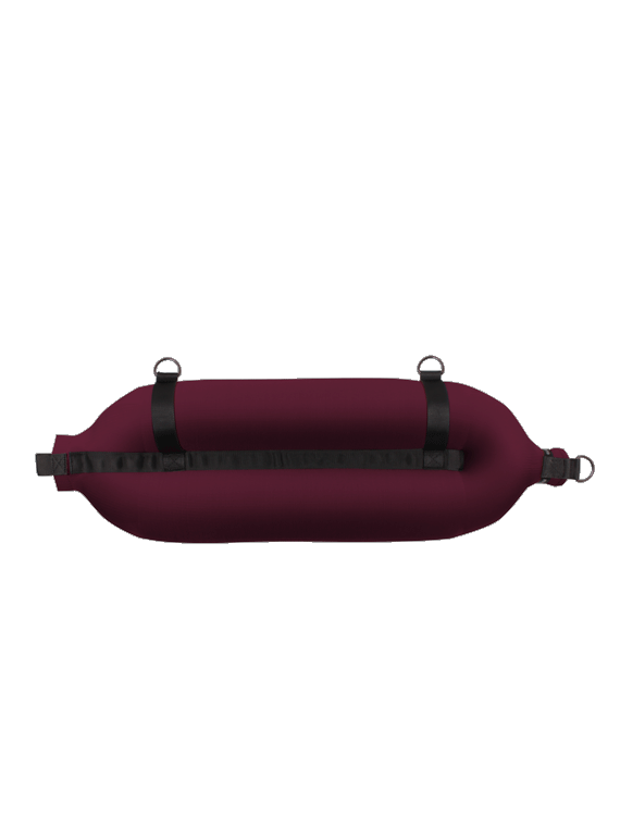 Défense tubulaire T175 en textile bordeaux FENDERTEX®