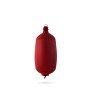 Pare-battage cylindrique C73 en textile bordeaux FENDERTEX®