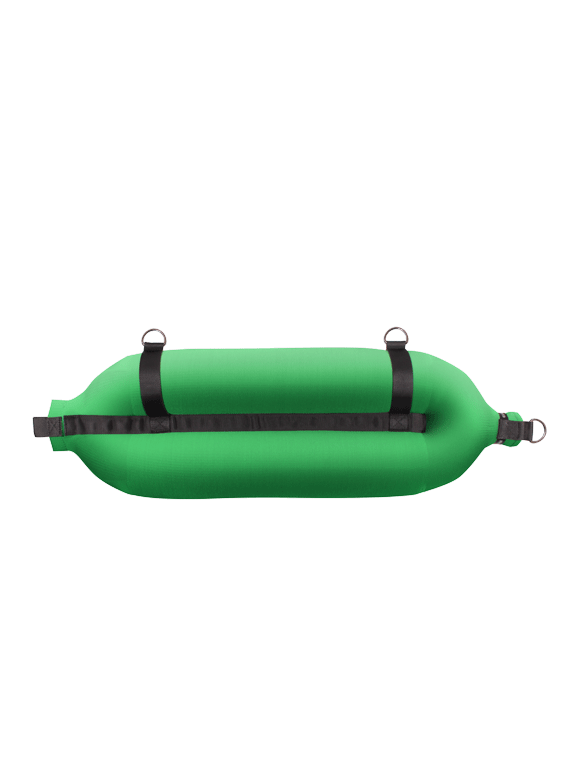 Pare-battage tubulaire T248 en textile vert FENDERTEX®