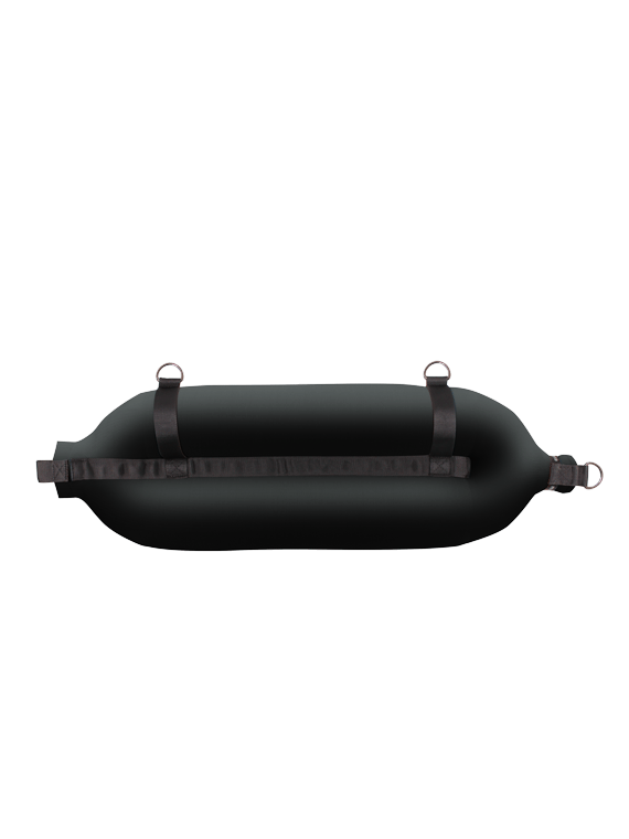 Défense tubulaire T248 en textile noir FENDERTEX®