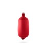 Pare-battage cylindrique C73 en textile rouge FENDERTEX®