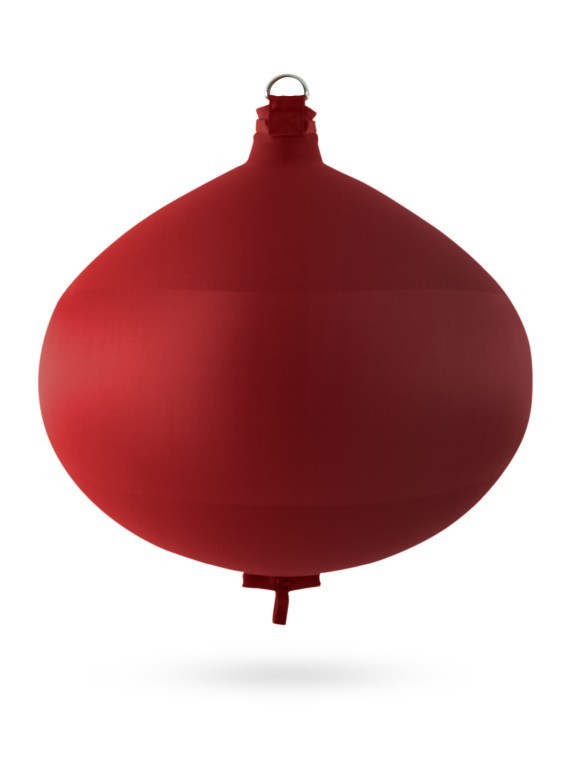 Burgundy textile spherical fender S120 FENDERTEX®