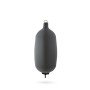 Pare-battage cylindrique C84 en textile gris anthracite FENDERTEX®