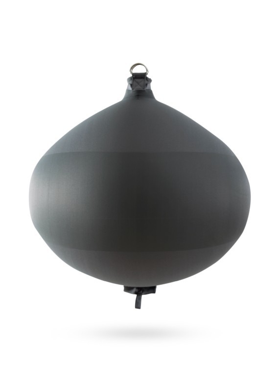 Anthracite grey textile spherical fender S100 FENDERTEX®