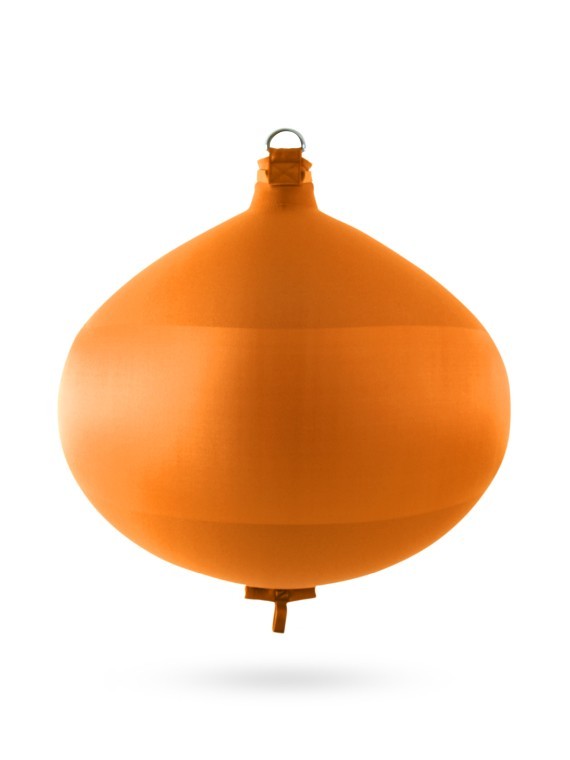Pare-battage sphérique S100 en textile orange FENDERTEX®