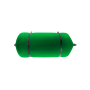 Défense cylindrique C175R en textile vert FENDERTEX®