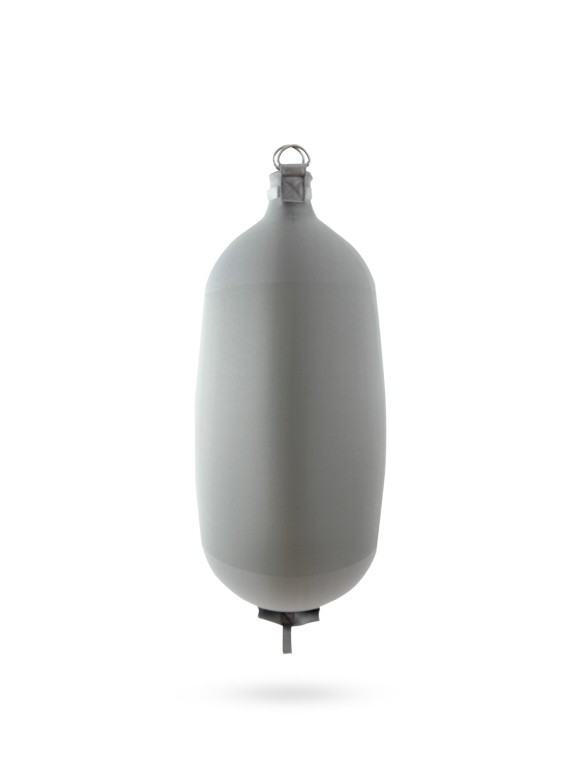 Pare-battage cylindrique C104 en textile gris FENDERTEX®