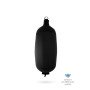 Pare-battage cylindrique C104 en textile noir FENDERTEX®
