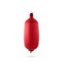 Pare-battage cylindrique C104 en textile rouge FENDERTEX®
