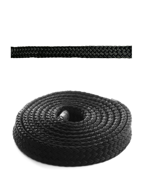 Bout plat noir pour pare-battages Fendertex®