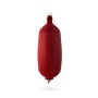 Pare-battage cylindrique C124 en textile bordeaux FENDERTEX®