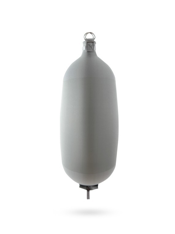 Pare-battage cylindrique C124 en textile gris FENDERTEX®
