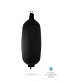 Black textile cylindrical fender C124 FENDERTEX®