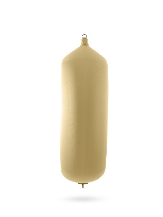 Pare-battage cylindrique C175 en textile beige FENDERTEX®