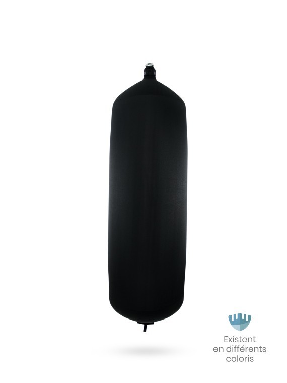 Pare-battage cylindrique C175 en textile noir FENDERTEX®