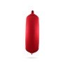 Pare-battage cylindrique C175 en textile rouge FENDERTEX®