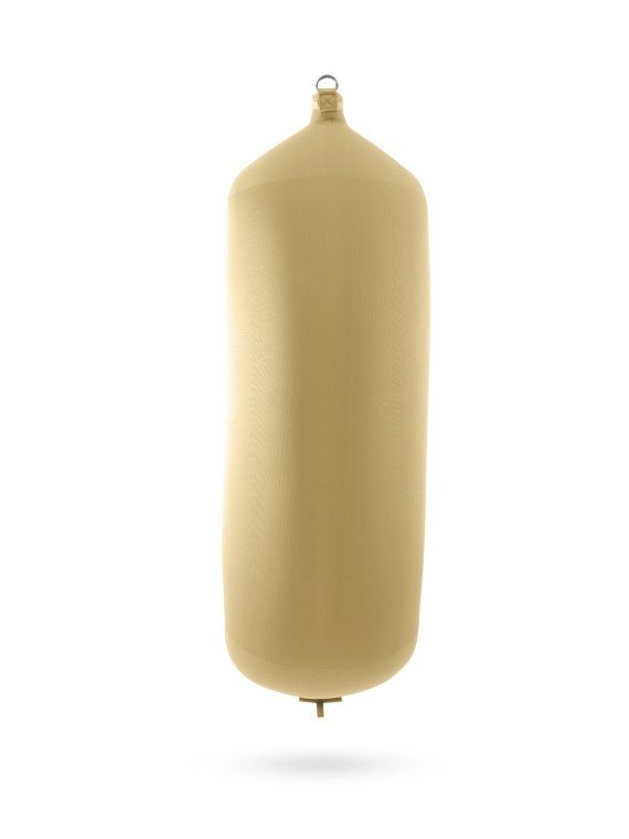 Pare-battage cylindrique C207 en textile beige FENDERTEX®