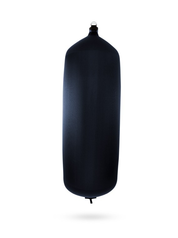 Blue textile cylindrical fender C207 FENDERTEX®