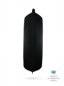 Black textile cylindrical fender C207 FENDERTEX®