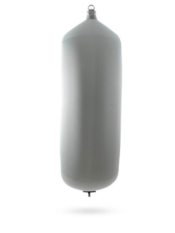 Pare-battage cylindrique C248 en textile gris FENDERTEX®