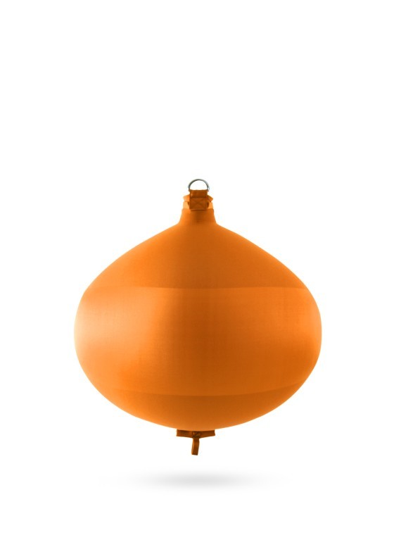 Orange textile spherical fender S60 FENDERTEX®