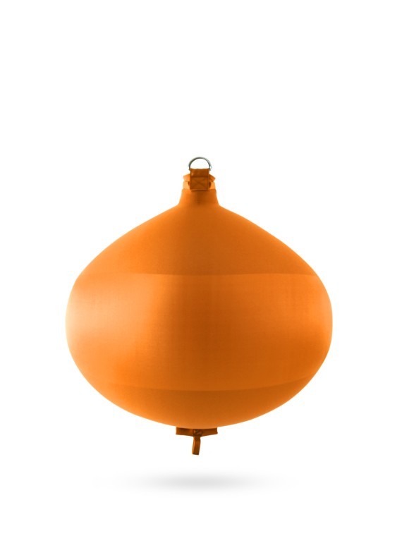 Pare-battage sphérique S70 en textile orange FENDERTEX®