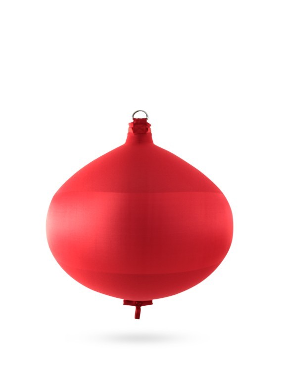 Red textile spherical fender S70 FENDERTEX®
