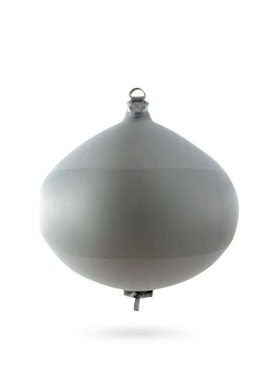 Grey textile spherical fender S80 FENDERTEX®