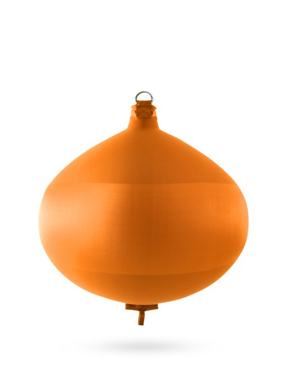 Orange textile spherical fender S80 FENDERTEX®