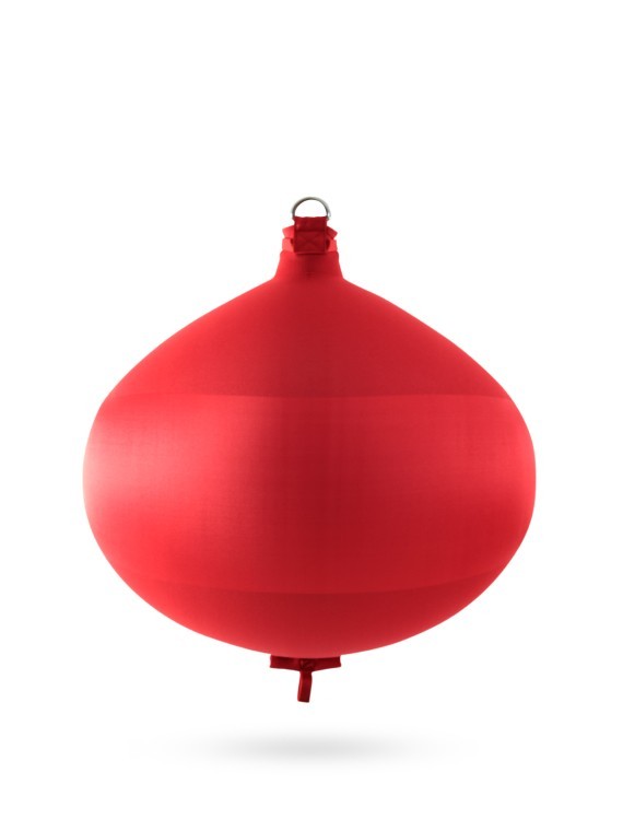 Red textile spherical fender S80 FENDERTEX®