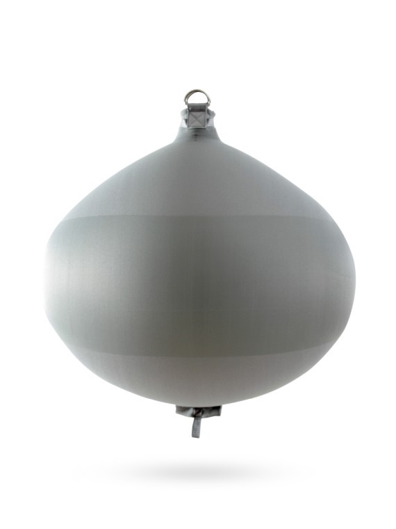 Grey textile spherical fender S100 FENDERTEX®