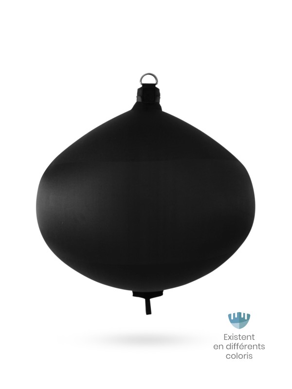 Black textile spherical fender S100 FENDERTEX®