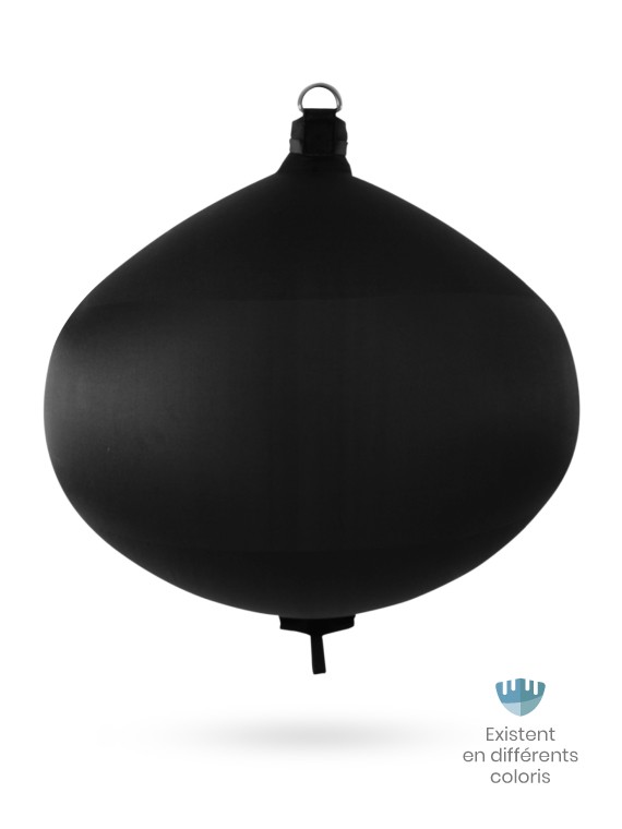 Black textile spherical fender S120 FENDERTEX®