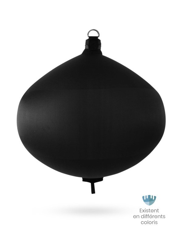 Black textile spherical fender S120 FENDERTEX®