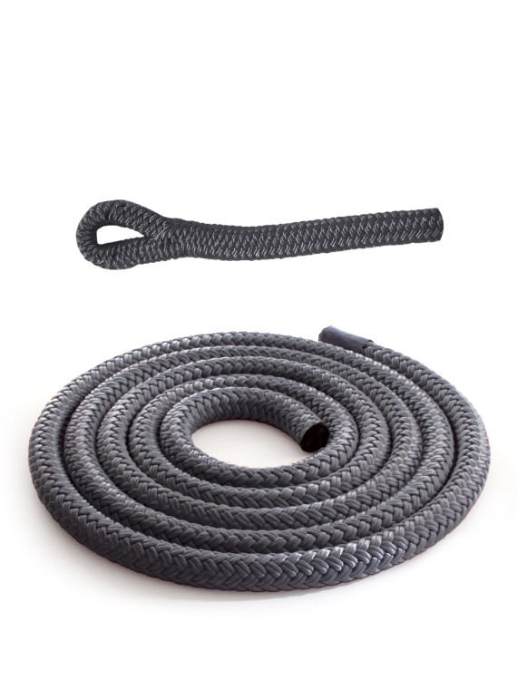 Anthracite grey braidline - Versatile rope