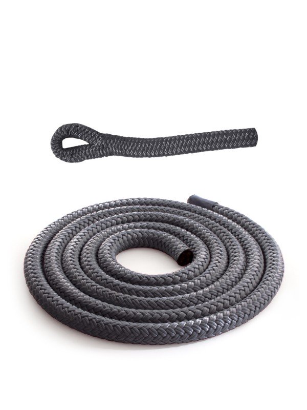 Anthracite grey braidline - Versatile rope