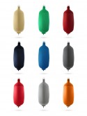 Pare-battages cylindrique C84 en textile de différents coloris FENDERTEX®