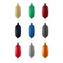 Pare-battages cylindriques C104 en textile de différents coloris FENDERTEX®