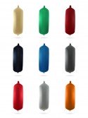 Cylindrical fenders in textile C207 of different colors FENDERTEX®