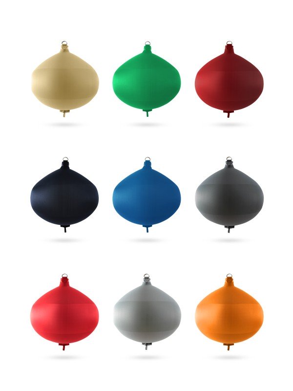 Spherical fenders S100 in textile of different colors FENDERTEX®