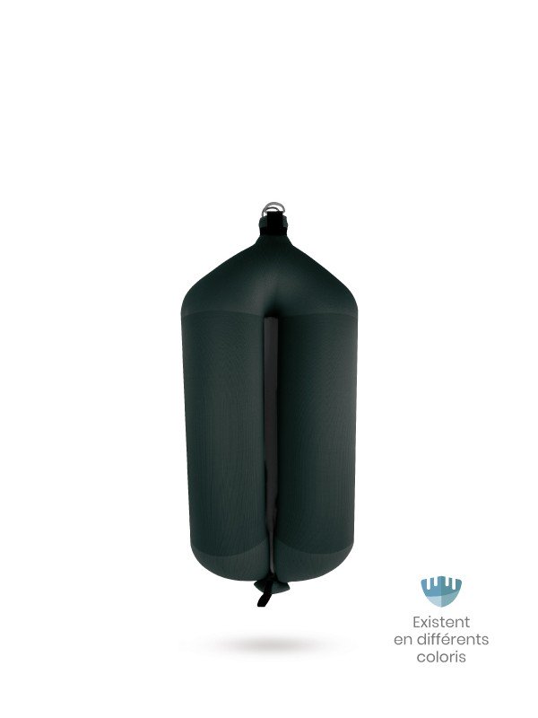 Pare-battage tubulaire T73 en textile noir FENDERTEX®