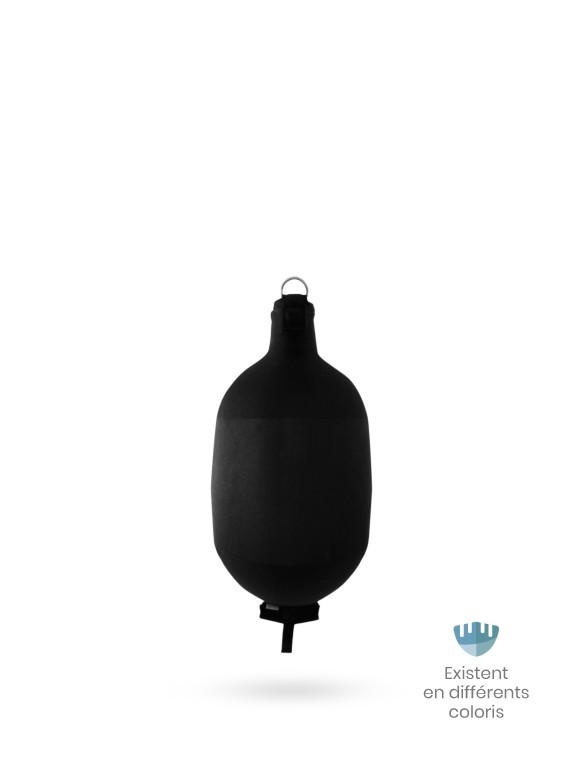 Black textile cylindrical fender C52 FENDERTEX®