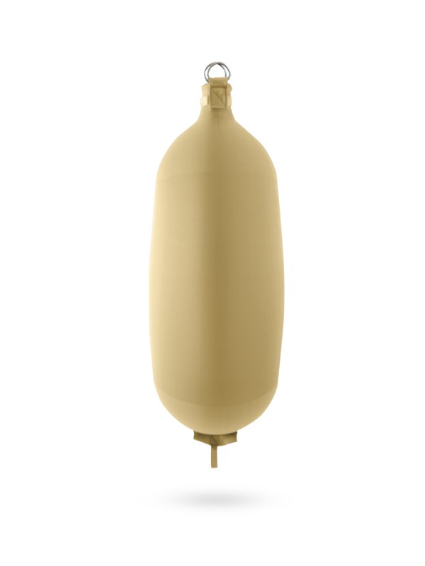 Pare-battage cylindrique C145 en textile beige FENDERTEX®