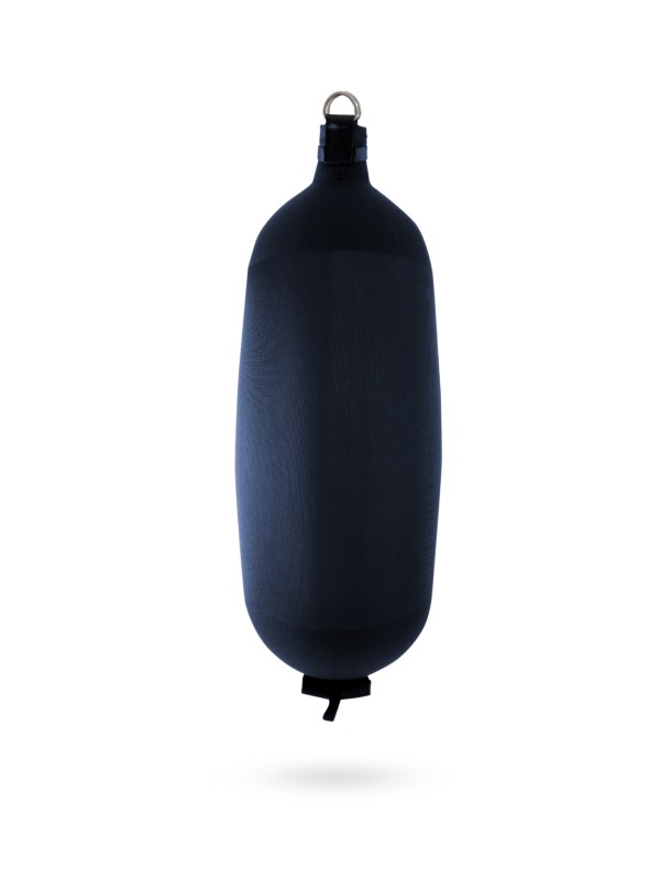 Blue textile cylindrical fender C145 FENDERTEX®
