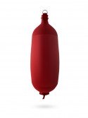 Pare-battage cylindrique C145 en textile bordeaux FENDERTEX®