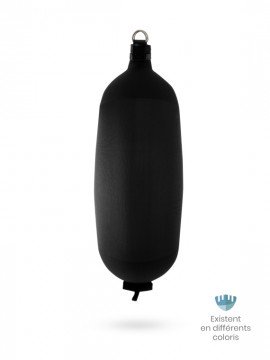 Black textile cylindrical fender C145 FENDERTEX®