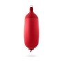 Pare-battage cylindrique C145 en textile rouge FENDERTEX®