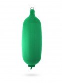 Green textile cylindrical fender C145 FENDERTEX®